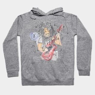 Guitar Lover Design Hoodie